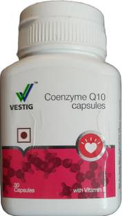 Vestig Coenzyme Q10 with Vitamin E 30 Capsules