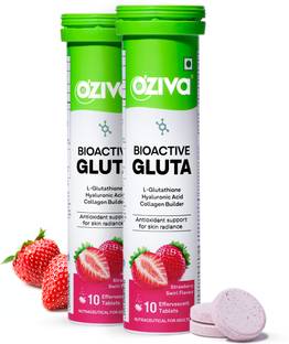 ஓஜிவா Bioactive Gluta Fizzy (Strawberry Swirl) To Reduce Pigmentation, 5 Antioxidants