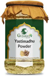 Gujarat Ayurveda Pure Yastimadhu (Licorice) - Mulethi - Powder - 200 Gram ( Pack of 1)