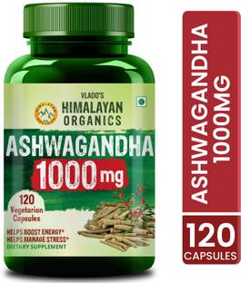 Vlado's Himalayan Organics Ashwagandha 1000mg Serve Anxiety & Stress Relief