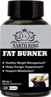 EARTH KING Fat Burner Capsule for Weight loss Supplement for Men & Women– 500mg 60 Capsules