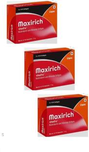 Maxirich multivitamin softgel pack of 3 (3 x 30 No)