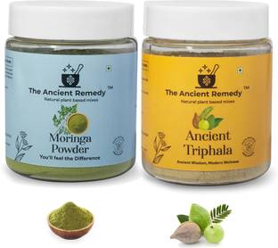 THE ANCIENT REMEDY Combo of Moringa Powder And Triphala Power | for Healthy Digestion(110 g each)