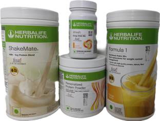 Herbalife Nutrition WEIGHT LOSS COMBO F1 MANGO SHAKE SHAKEMATE &PROTEIN POWDER 200GM &AFRESH PEACH