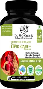 Dr. JPG Organic Lipid Care 500mg, 60Veg. Capsules | INDIA Organic Certified
