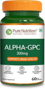 Pure Nutrition Alpha-GPC 300mg | Supports Brain Health, Focus & Memory