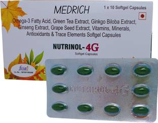 MEDRICH Nutrinol 4G Multivitamin Capsule Pack of 6