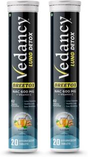 vedancy Breetox Lung Detox Effervescent Tablet