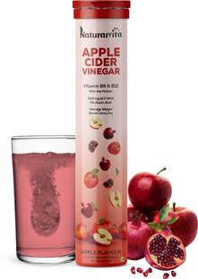 NaturalVita Apple Cider Vinegar Effervescent Tablet for Weight Loss with Mother Vita B6 B12
