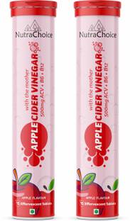 NutraChoice Apple Cider Vinegar for Weight Loss with Mother -30 Effervescent Tablets