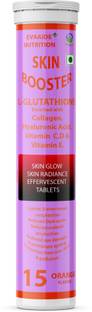 EVAAIDE Glutathione, Collagen Builder, Hyaluronic Acid, Vita C Skin Glow_ORANGE_15T