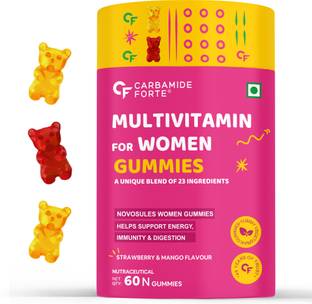 CARBAMIDE FORTE Multivitamin Gummies for Women with Probiotics & 23 Ingredients for Immunity