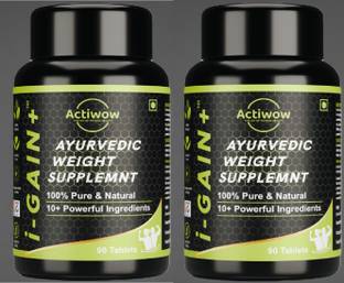 ACTIWOW Igain plus ayurvedic ultimate weight gainer unisex improving muscle Gain