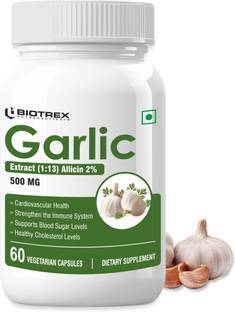 BIOTREX NUTRACEUTICALS Garlic Supplement - 500mg (60 Capsules)