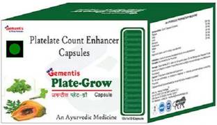 gementis PLATES GROW PLATELETS ENHANCER AND IMMUNITY BOOSTER IN DENGUE (5*10CAPSULES)