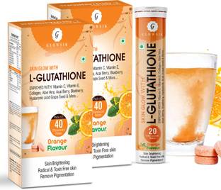 GLOWSIK 600mg Glutathione 80 tablets With Collagen & Vitamin C for Glowing Youthful Skin