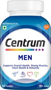 Centrum Men|Supports Overall Health (Veg) | World's No.1 Multivitamin