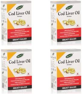 Shrey's Cod Liver Oil Capsule With Vitamin A & D for Immunity, Heart Health & Joints