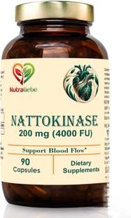 Nutraliebe Nattokinase 200mg with 4000 FU - Supports Circulatory Health