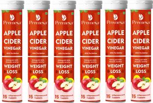 PREMEXA Weight Loss Apple Cider Vinegar with mother Effervescent Tablets| Vit. B6 & B12