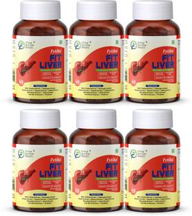 FYTIKA Fit Liver| Liver Detox Supplement For Men, Women (pack of 6)