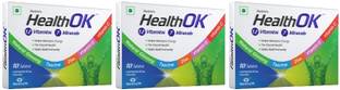 Health Ok Daily Multivitamin With Natural Ginseng for Energy & Overall Health, 10 Tabs x 3