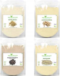 Shudh Online Ashwagandha, Safed White Musli, Kaunch Seed, Shatavari Powder, Testesterone Churna