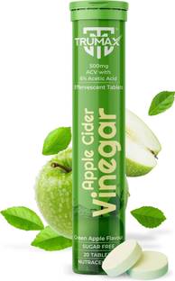 TRUMAX Apple Cider Vinegar for Weight Loss Management - 20 Effervescent Tablets