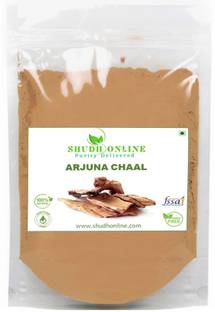 Shudh Online Arjun ki Chaal Powder, Arjuna Bark, Arjun Chal Tree Kwath, Arjuna Chettu Chhal