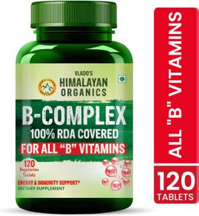 Vlado's Himalayan Organics B- Complex Supplement to Support Cognitive Health - 120 Veg Tablets