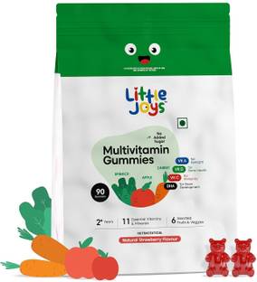 Little Joys Multivitamin Gummies for Kids 2-6 years | Strawberry Flavor | Boosts Immunity