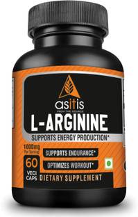AS-IT-IS Nutrition L-Arginine 1000mg per serving, 30 servings |60 Capsules| Zero Fillers| LabTested