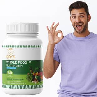 7 Days Multivitamin with Calcium, Zinc & Ginseng for Immunity, Strong Bones & Energy