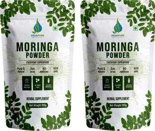 Vedapure Pure Moringa Leaf Powder | Support Skin & Hair Health | Promotes Weight Loss