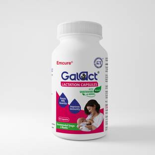 Galact Lactation Capsules - with Shatavari and 6 natural herbs to increase breast milk