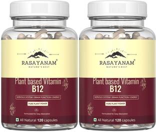 Rasayanam Plant Based Vitamin B12 (Cobalamin)| Supports Nervous System(pack of 2)