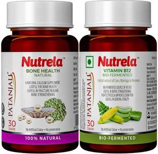 NUTRELA Combo Bone Health + B12 Multivitamin Capsules