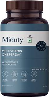 Miduty Multivitamin One Per Day-Multimineral supplement-Omega 3-Magnesium