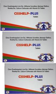 Trulip Pharma Cissus Quadrangularis Ext,Withania Somnifera,Moringa,Rosehip Ext,Calcium, Vit D3