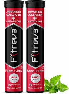 Fitreva Japanese Collagen + Glutathione 30 Effervescent Tablets - Mint Flavor