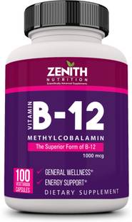 Zenith Nutrition Nutrition Methyl Cobalamin-1000mcg Lab tested