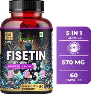 Humming Herbs Fisetin - Anti-inflammatory & Antioxidant - EGCG, Astaxanthin - Energy & Focus