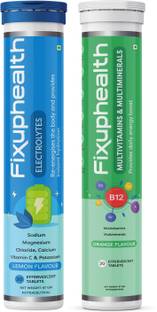 FIXUPHEALTH Electrolytes Tablets Vit C & MultiVits and Multiminerals