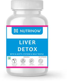 NUTRINOW Liver Detox | Milk Thistle with N-Acetyl Cysteine (NAC) for Supports Liver