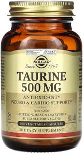 Solgar Taurine, 500 mg, 100 Vegetable Capsules