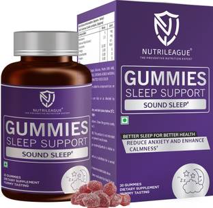 Nutrileague Sleep Support Gummies with Melatonin-5 mg & Valerian Root Extract