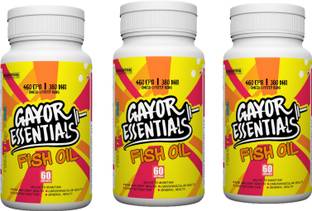 gayor essentials ?ish Oil |Omega 3 Fatty Acids,1000 mg,460mg EPA & 380mg DHA, Lab Tested