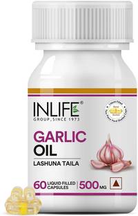 INLIFE Garlic Oil for Heart, Cholesterol and Weight Loss