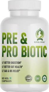 ROYAL SWAG Pre Probiotic For Unisex Support For Digestive Wellness 60 Day Servings