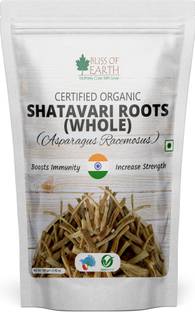 Bliss of Earth Shatavari Roots Whole Organic Asparagus Racemosus for immunity & Vitality 100gm